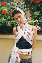 WESTERN ARCHIVE LACE LONG SCARF