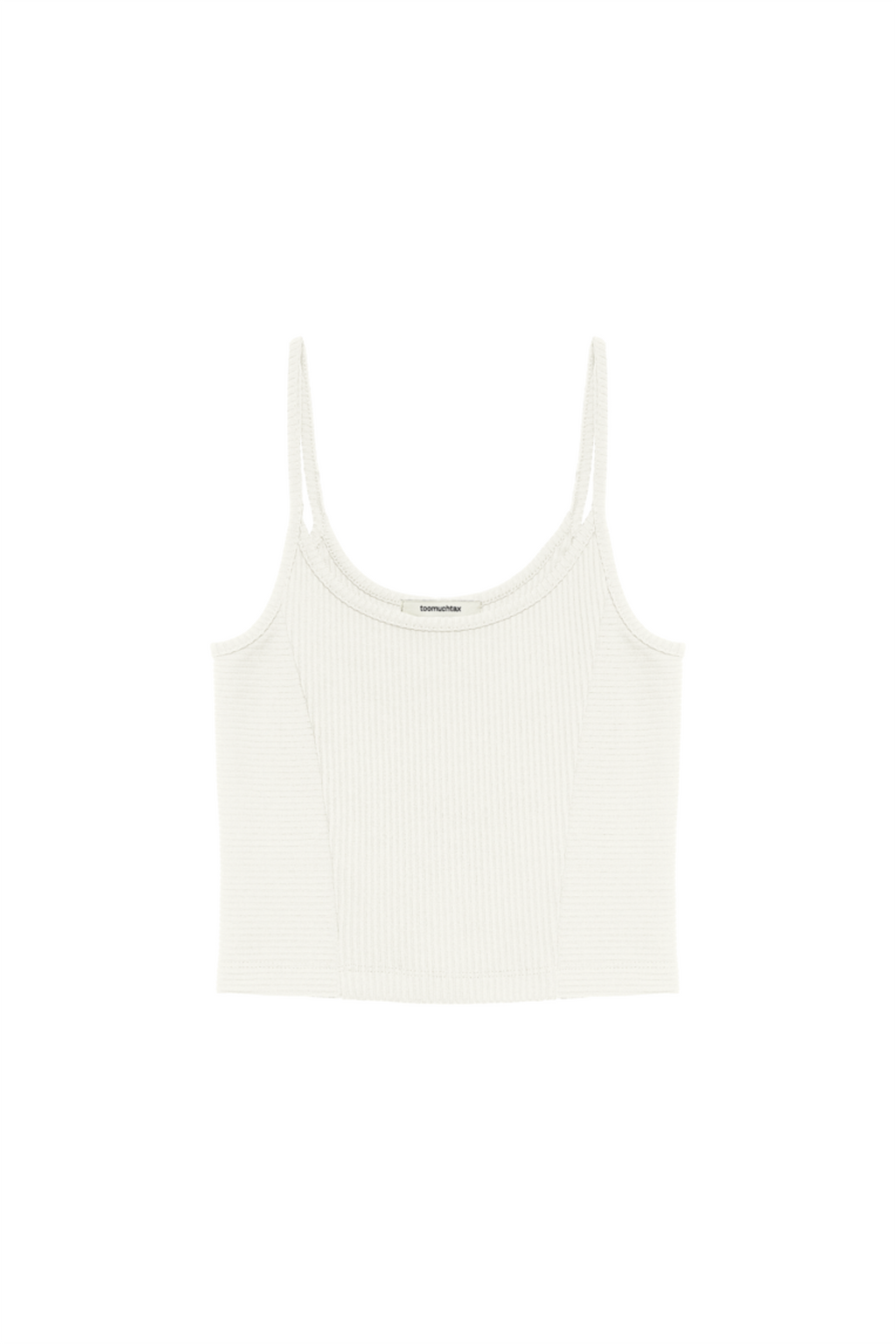 RIBBED TANK TOP (IVORY)