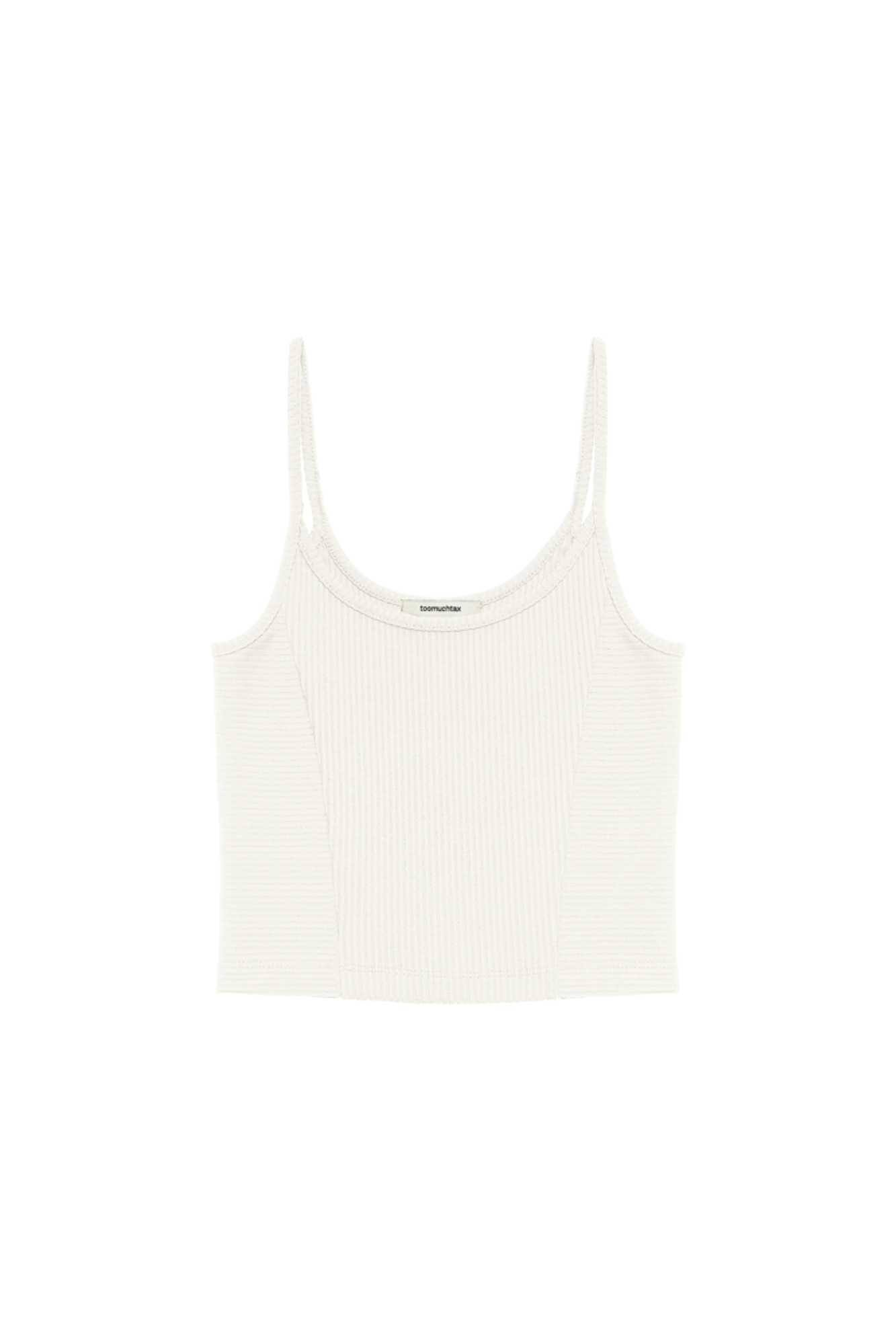 RIBBED TANK TOP (IVORY)