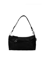 SATIN MINI HOBO BAG (BLACK)