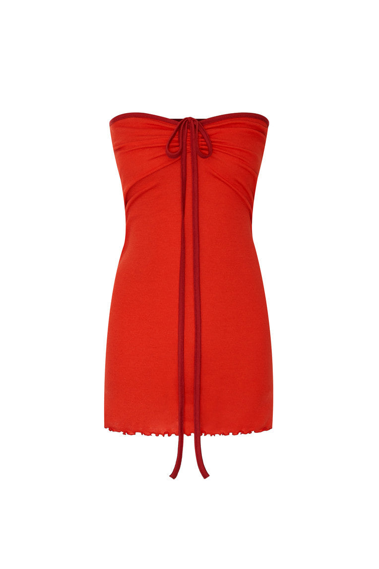 TUBE MINI DRESS (RED)
