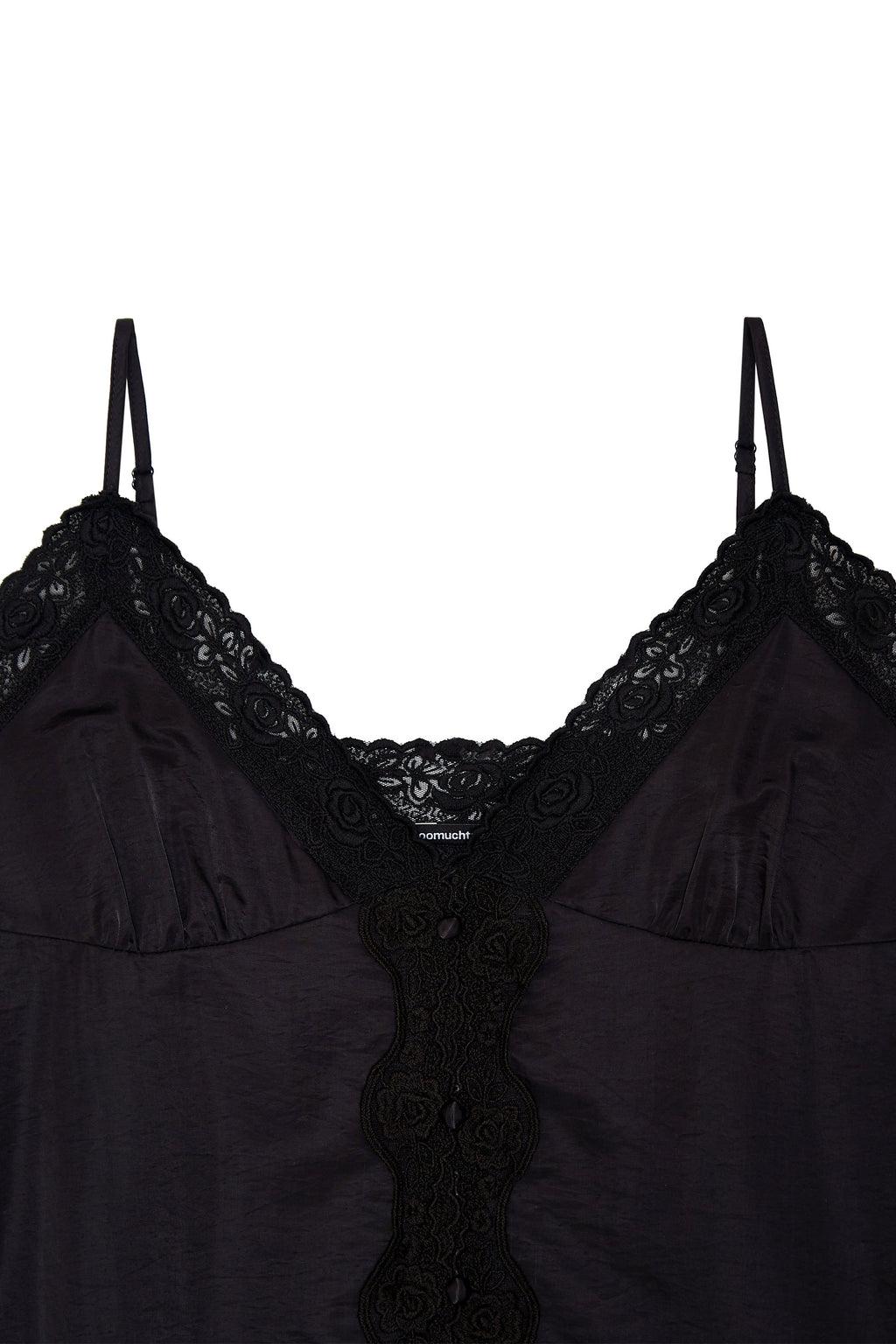 LACE SLIP SLEEVELESS TOP (BLACK)