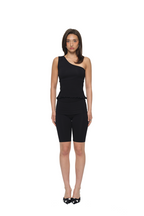 FOLDOVER CAPRI PANTS (BLACK)