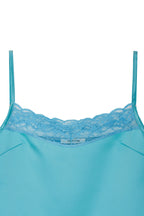 LACE TRIM SLIP CAMISOLE (BLUE)