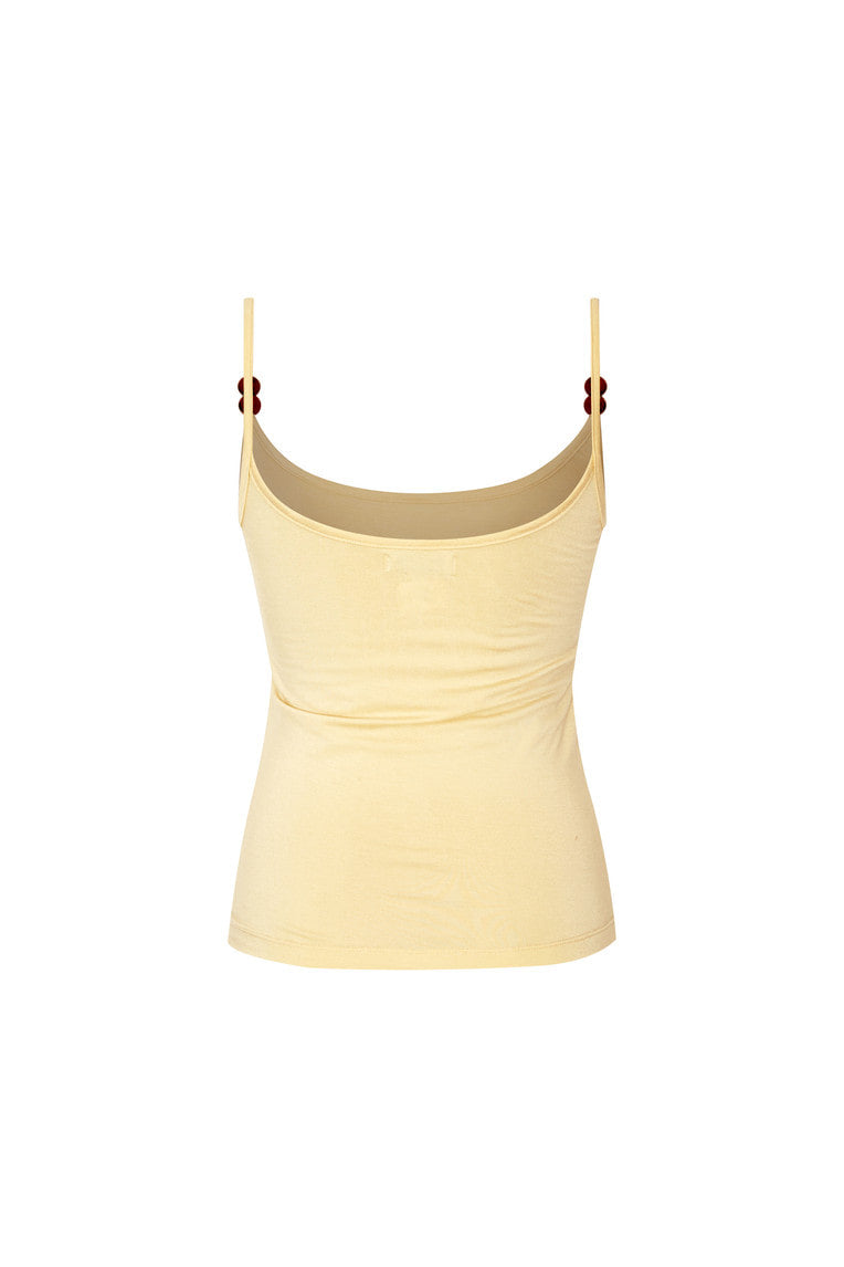 BUBBLE BEAD TANK TOP (BUTTER)