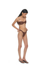 WOOD O-RING BIKINI (BROWN)