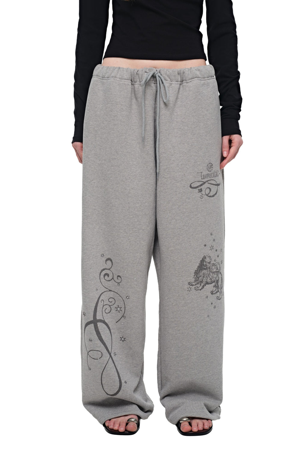 ORNAMENT 02 SWEATPANTS (MELANGE GREY)