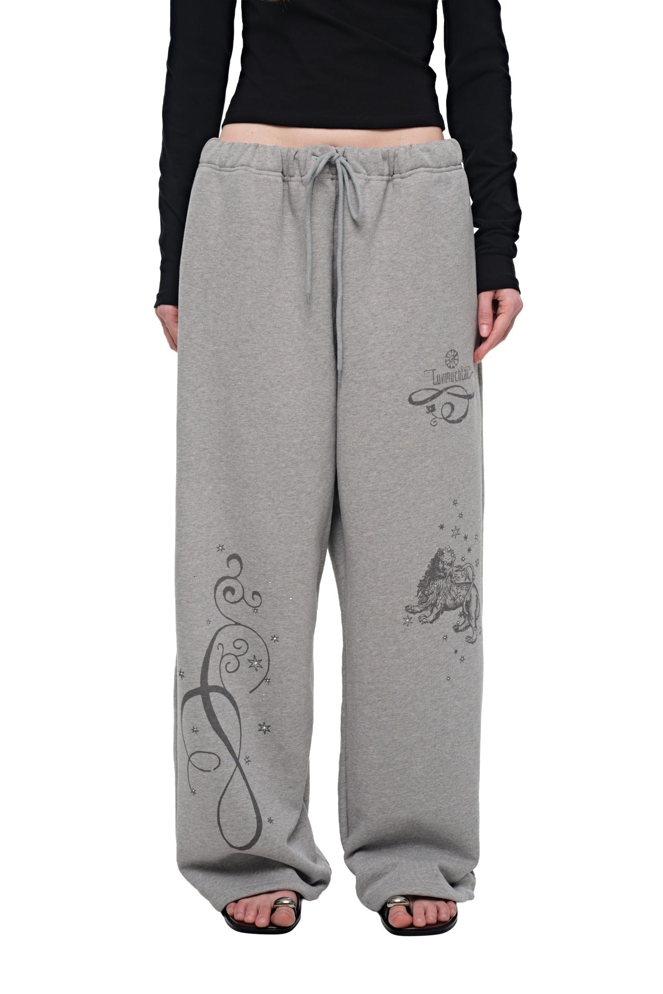 ORNAMENT 02 SWEATPANTS (MELANGE GREY)