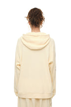 ZODIAC 02 HOTFIX WAFFLE ZIP-UP HOODIE (CREAM) - 8