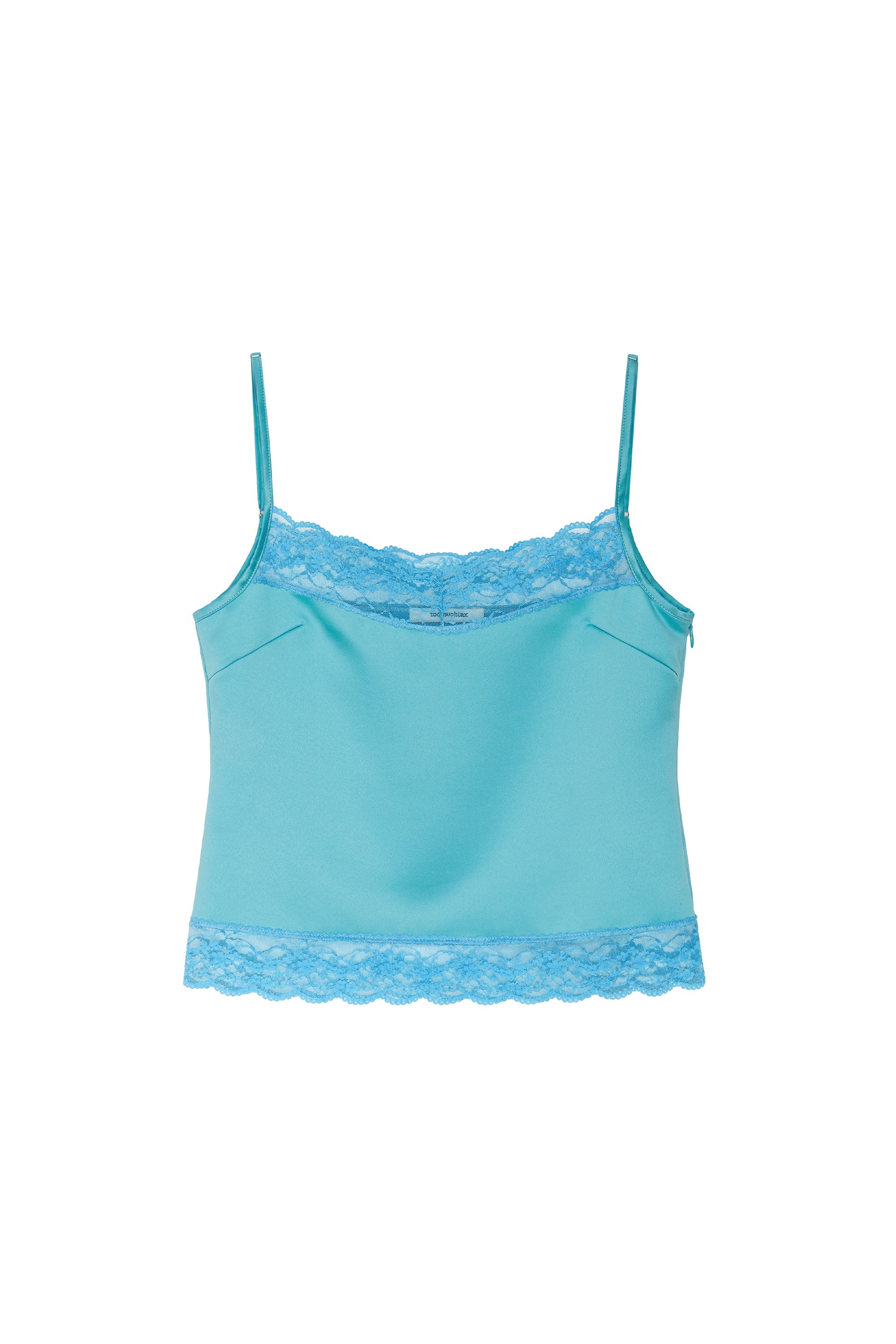 LACE TRIM SLIP CAMISOLE (BLUE)
