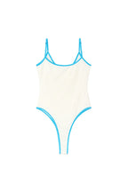 DEEP ROUND NECK LACE BODYSUIT (IVORY)
