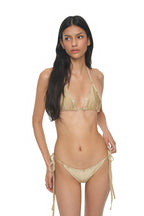 MOTHER OF PEARL GLITTER BIKINI (GOLD)