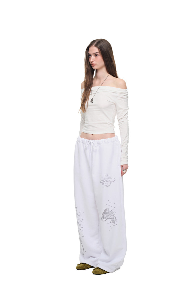 ORNAMENT 02 SWEATPANTS (WHITE)