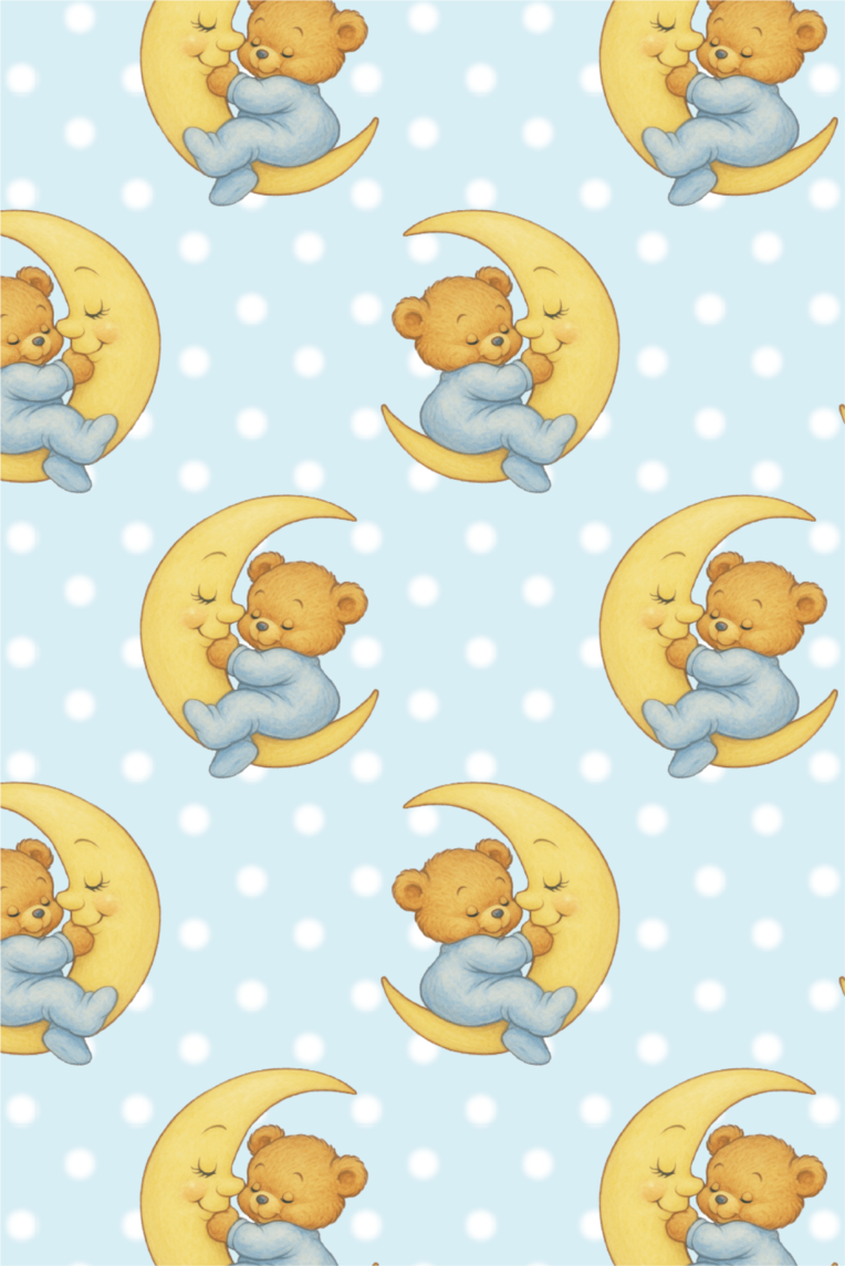 SLEEPING BEAR BUMPER CASE (SKY BLUE)