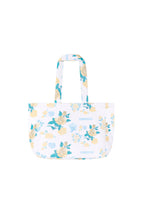ROSE STENCIL TERRY BAG (WHITE)