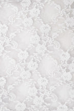 LACE BUTTON TOP (LIGHT GREY)