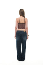 LOW RISE LOOSE-FIT JEANS (DARK BLUE)