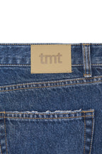 SLIM STRAIGHT-FIT JEANS (BLUE)