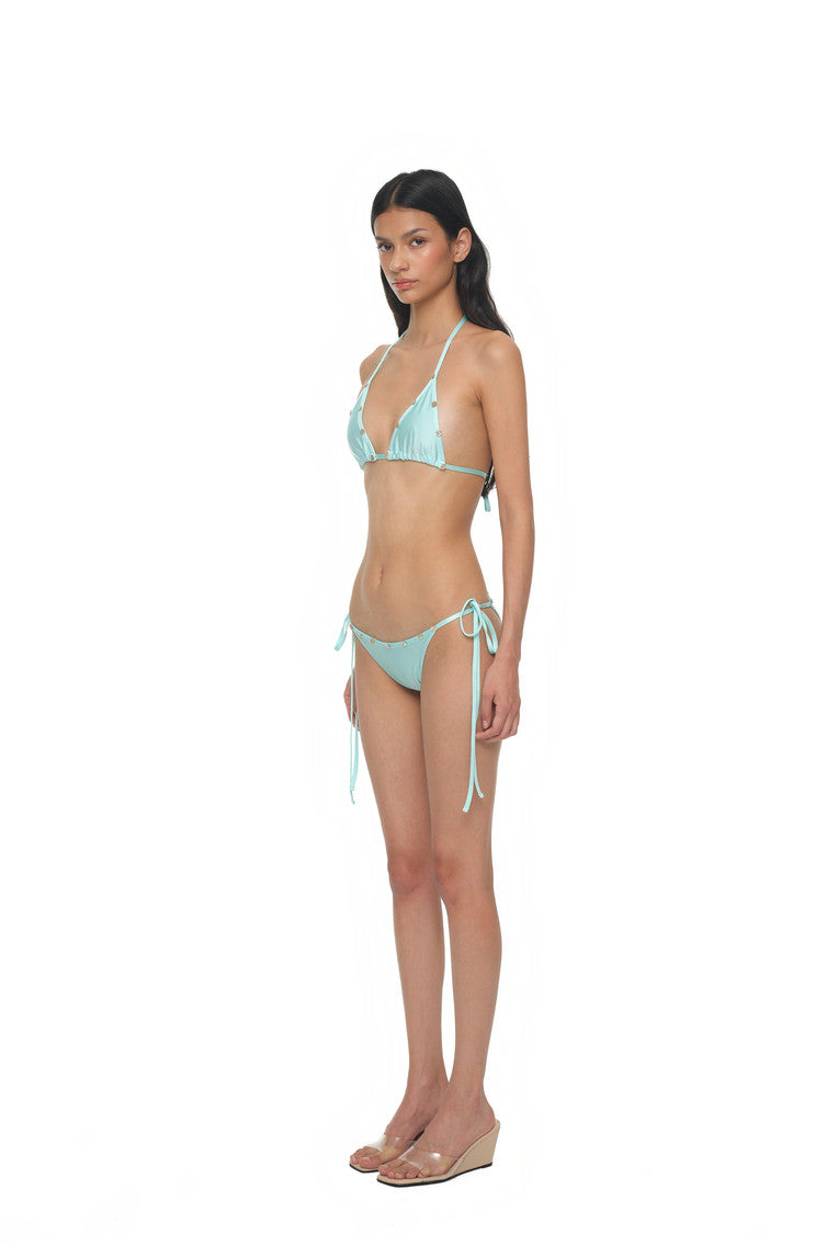 MOTHER OF PEARL GLITTER BIKINI (LIGHT BLUE)