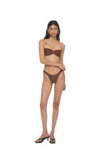 WOOD O-RING BIKINI (BROWN)