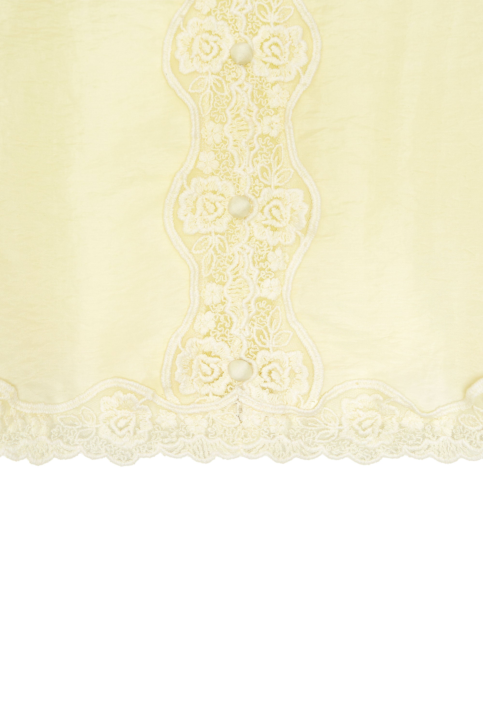 LACE SLIP SLEEVELESS TOP (YELLOW)