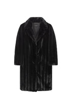 FAUX FUR LONG COAT (BLACK) - 8