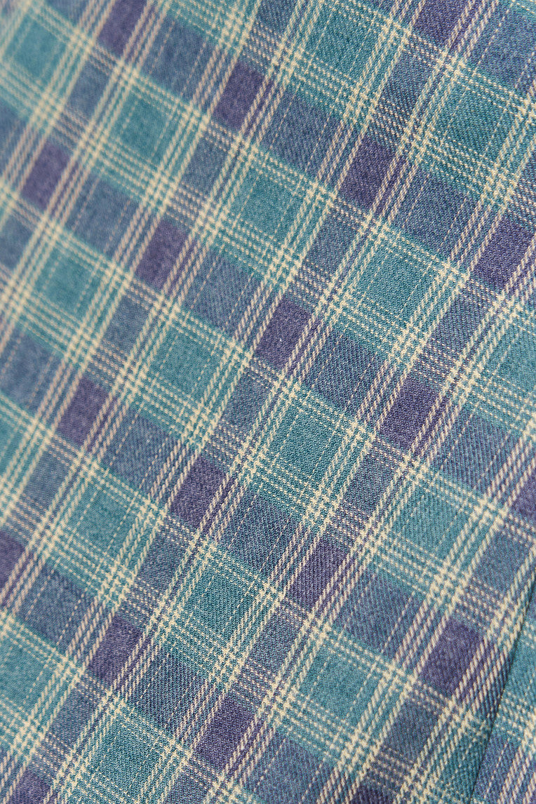 PLAID SLIM-FIT SHIRT (GREEN)