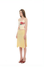 ROSE SLEEVELESS TOP (YELLOW)