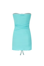 TUBE MINI DRESS (AQUA)