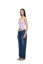SLIM STRAIGHT-FIT JEANS (BLUE)