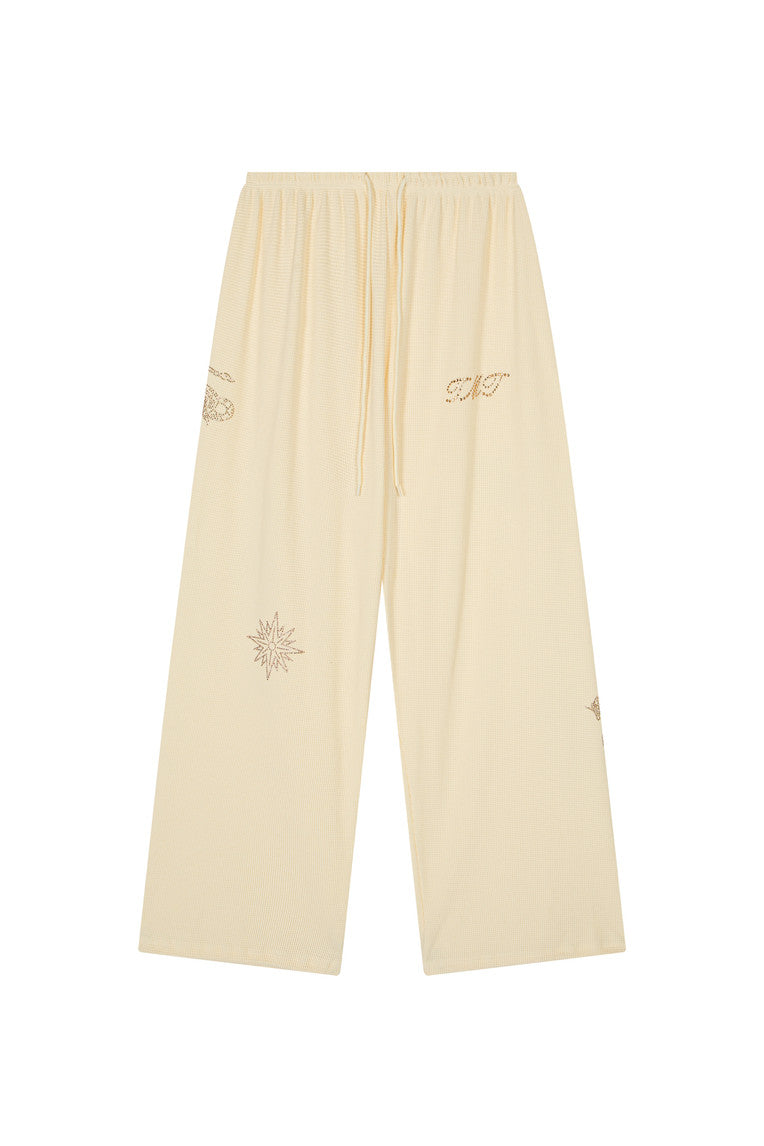 ZODIAC 02 HOTFIX WAFFLE PANTS (CREAM) - 9