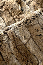 REGULAR FIT FUR JACKET (QUILTED YELLOW) - 11