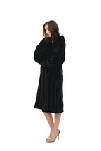 FAUX FUR LONG COAT (BLACK) - 6