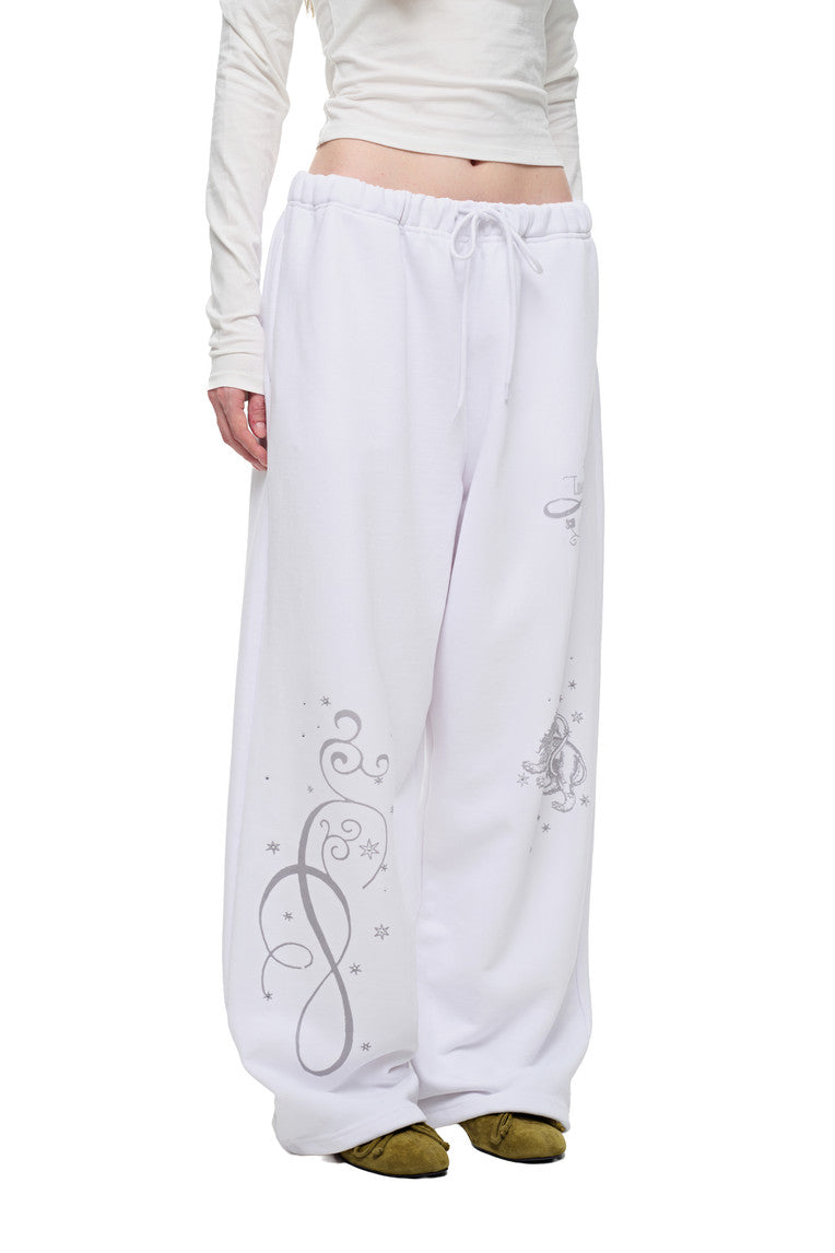 ORNAMENT 02 SWEATPANTS (WHITE)