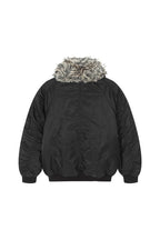 FAUX FUR 02 BOMBER JACKET (BLACK) - 11