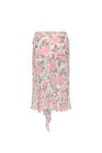 ROSE FLAIR MIDI SKIRT (PINK)