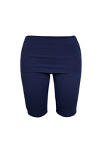 FOLDOVER CAPRI PANTS (NAVY)