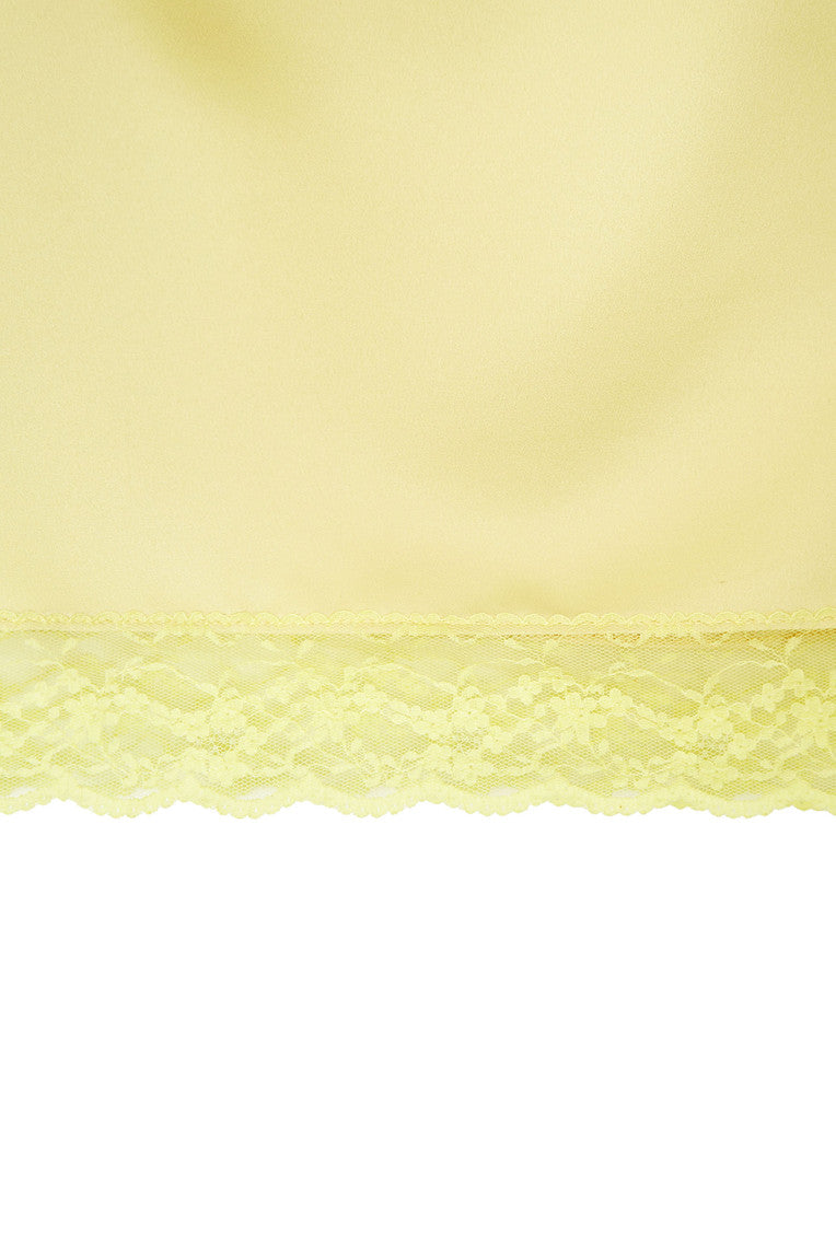 LACE TRIM SLIP CAMISOLE (YELLOW)