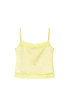 LACE TRIM SLIP CAMISOLE (YELLOW)