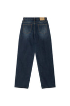 LOW RISE LOOSE-FIT JEANS (DARK BLUE)