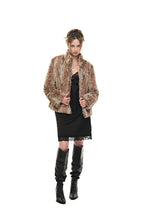 REGULAR FIT FUR JACKET (QUILTED YELLOW) - 5
