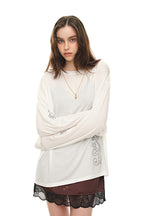 ZODIAC LONG SLEEVE T-SHIRT (WHITE)