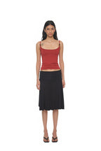 BUBBLE BEAD TANK TOP (RED)