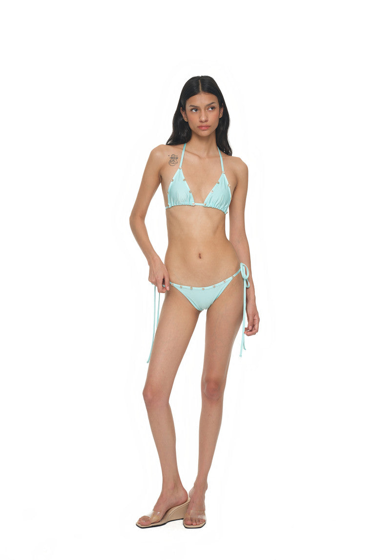 MOTHER OF PEARL GLITTER BIKINI (LIGHT BLUE)