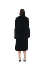 FAUX FUR LONG COAT (BLACK) - 7