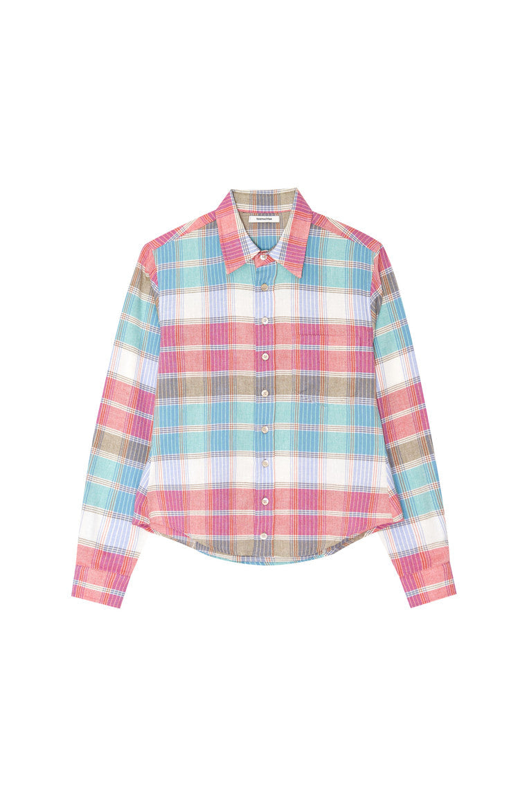 PLAID SLIM-FIT SHIRT (RED)
