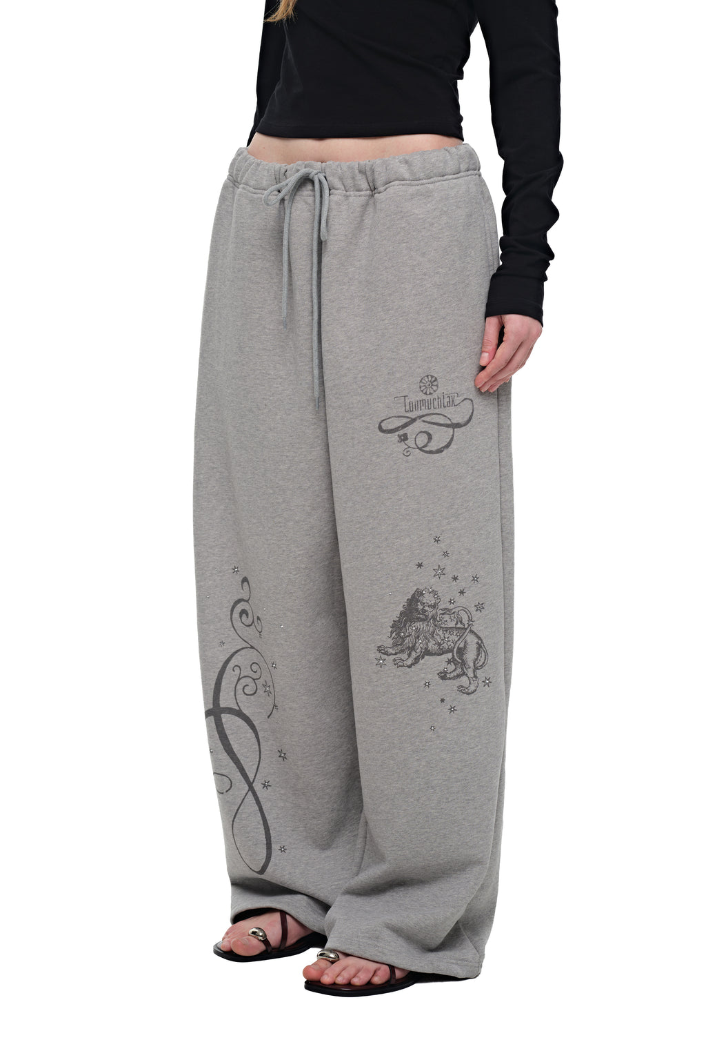 ORNAMENT 02 SWEATPANTS (MELANGE GREY)