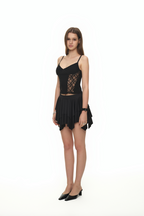 BUSTIER CAMI TOP (BLACK)