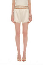 LACE TRIM SLIP SHORTS (IVORY)