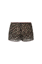 FLORAL MICRO SHORTS (BLACK)